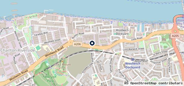 Map showing the location of SMaRT Garage Services