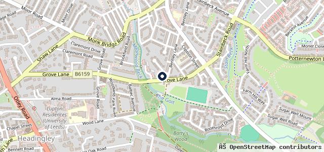 Map showing the location of Grove Lane Garage Ltd