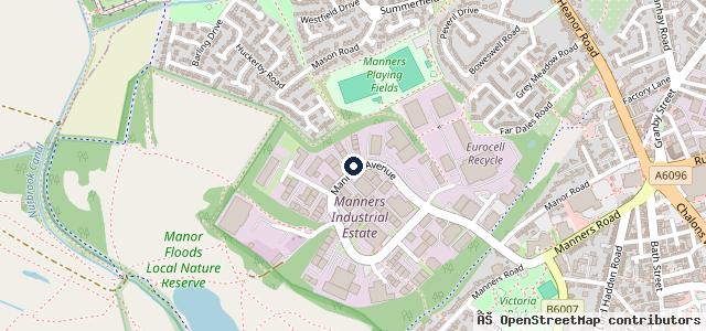 Map showing the location of Ilkeston Service & Repair Centre Castrol Service
