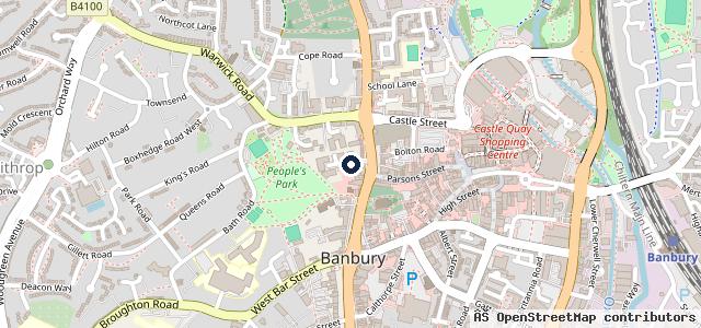 Map showing the location of Phillips Autos