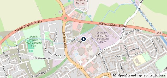 Map showing the location of Steve Raines Autoservice