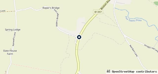 Map showing the location of LRS Car &amp; Light Commercial Specialist | Boston