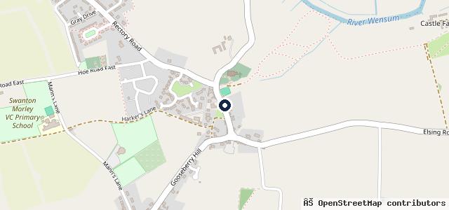 Map showing the location of Swanton Morley Garage Services Ltd