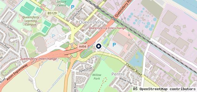 Map showing the location of T K Motor Repairs