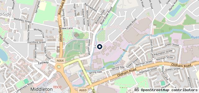 Map showing the location of TP Tyre & Exhaust Ltd