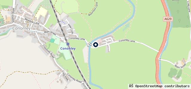 Map showing the location of Peter Irwins