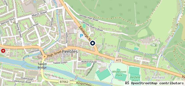 Map showing the location of Tweeddale Motors