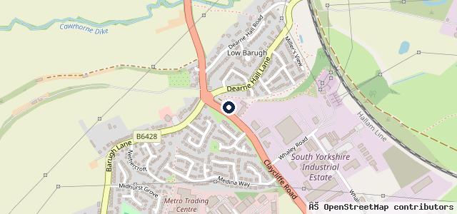 Map showing the location of Unity Garage Ltd
