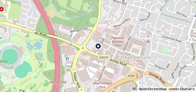 Map showing the location of Autotune Garage Services Ltd