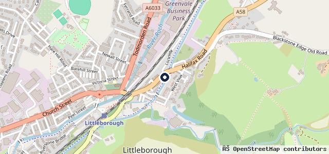 Map showing the location of Victoria Garage