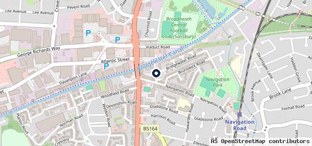 Map showing the location of Manor Garage Services