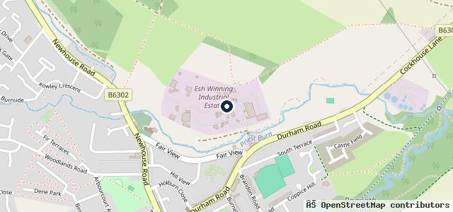 Map showing the location of KCR Garage Services