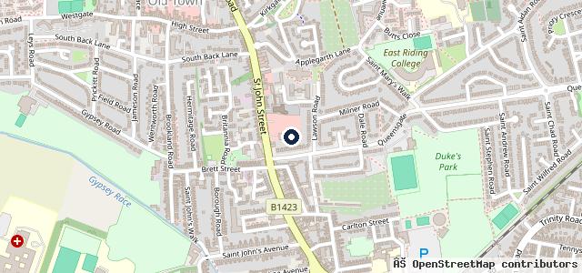 Map showing the location of Kwik Fit - Bridlington