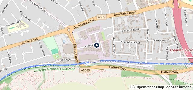 Map showing the location of L & D Mot
