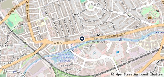 Map showing the location of Mr Tyre Nottingham
