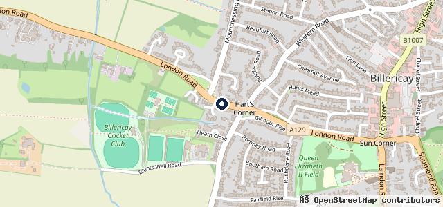Map showing the location of Essex Car Centre Ltd