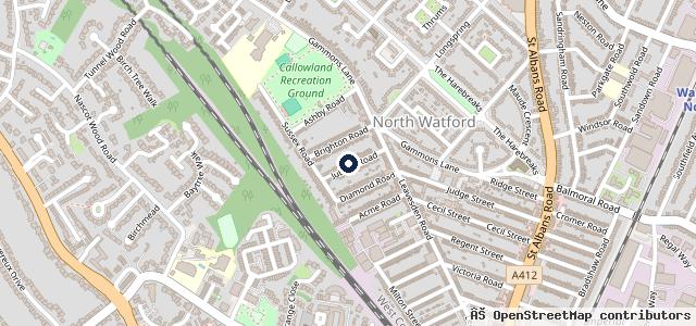 Map showing the location of MOT Centre