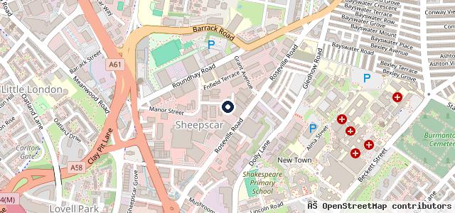 Map showing the location of M & K Autos