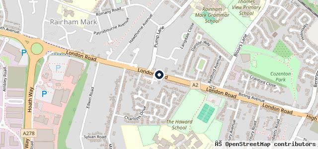 Map showing the location of Medway Hyundai