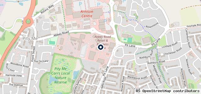 Map showing the location of Pulman Volkswagen Durham