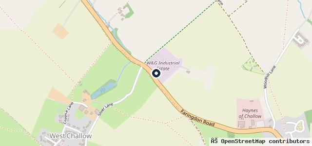 Map showing the location of Mellor's Garage & Workshop