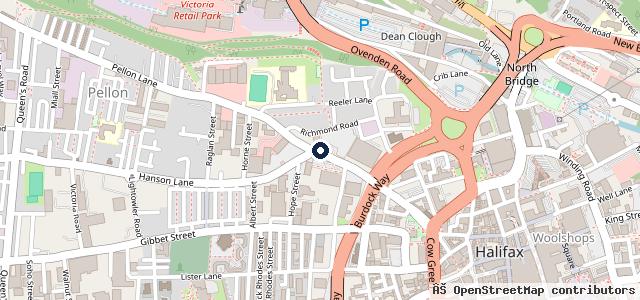 Map showing the location of W & H Motors