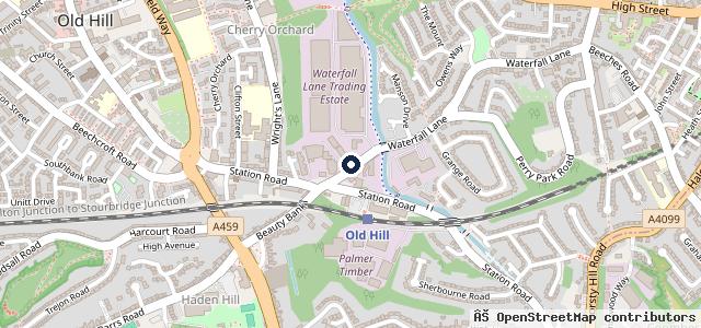 Map showing the location of Mick Coop Motors