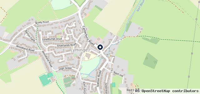 Map showing the location of Milldown Campers