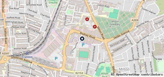 Map showing the location of Mr Clutch Autocentres