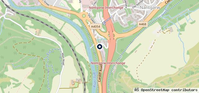 Map showing the location of Ms Autos Pontypridd Accident Repairs, Mot Service Centre