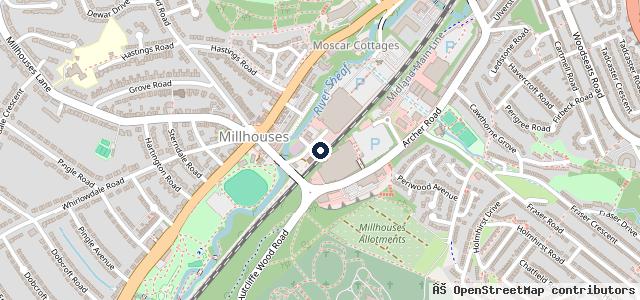 Map showing the location of N D Auto Repairs Ltd
