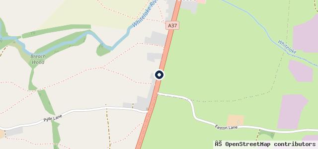 Map showing the location of N.E Motors