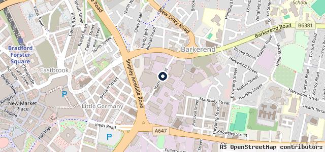 Map showing the location of N.F Palmer Auto Engineers