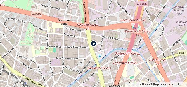 Map showing the location of Paint Protection Studio