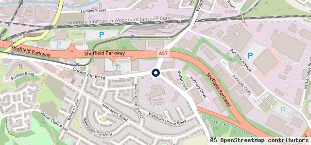 Map showing the location of Norfolk repairs & service
