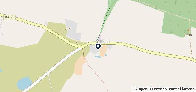 Map showing the location of North Road Service Station