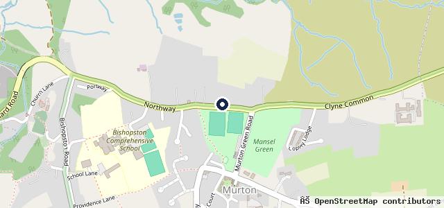 Map showing the location of Northway Garage
