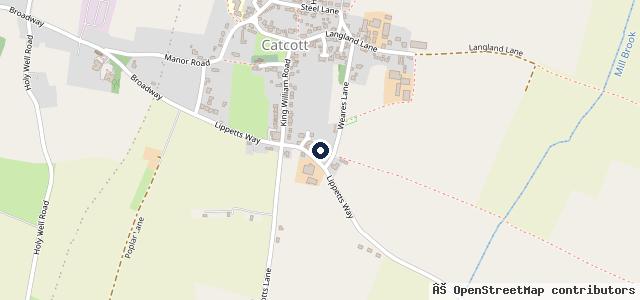 Map showing the location of Catcott Garage Ltd