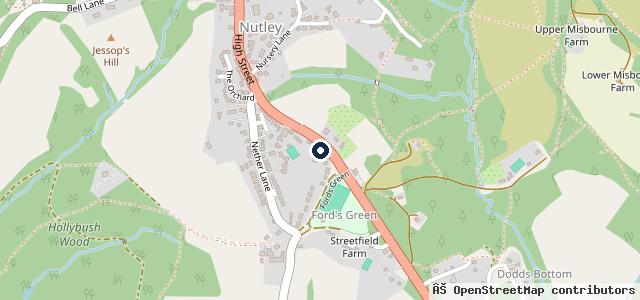 Map showing the location of Nutley Motor Services Ltd