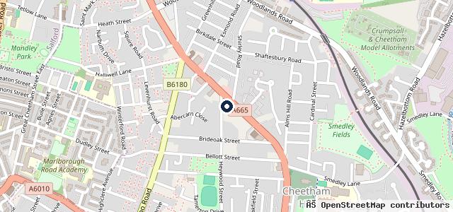 Map showing the location of Kwik Shine Hand Car Wash & Valeting Centre