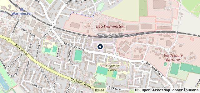 Map showing the location of P & L Motors Warminster Ltd