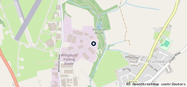 Map showing the location of P M S Ltd