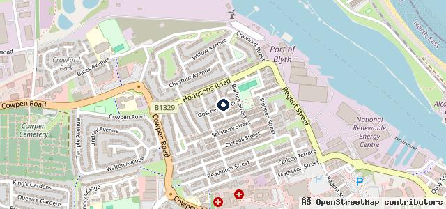 Map showing the location of K Brock. Goschen Street Garage