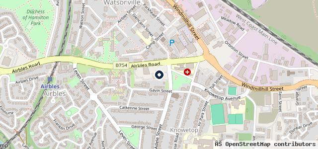 Map showing the location of Park's OMODA Motherwell