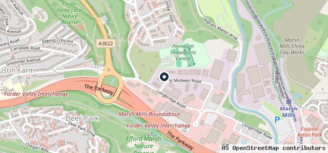 Map showing the location of Paul Vincent Motor Services | Plymouth