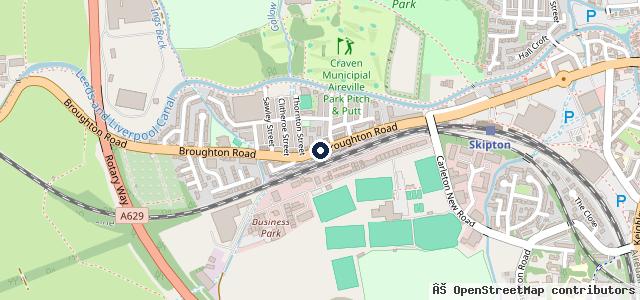 Map showing the location of Pennine Vehicle Repairs