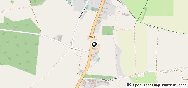 Map showing the location of Pewsey Tyre & Auto Centre