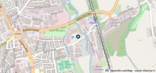 Map showing the location of Smiths Of Ilkeston Vauxhall
