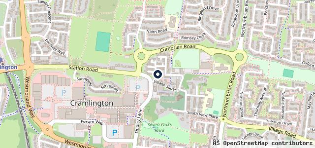 Map showing the location of Philipson's Garage