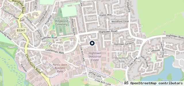 Map showing the location of Powerlinks
